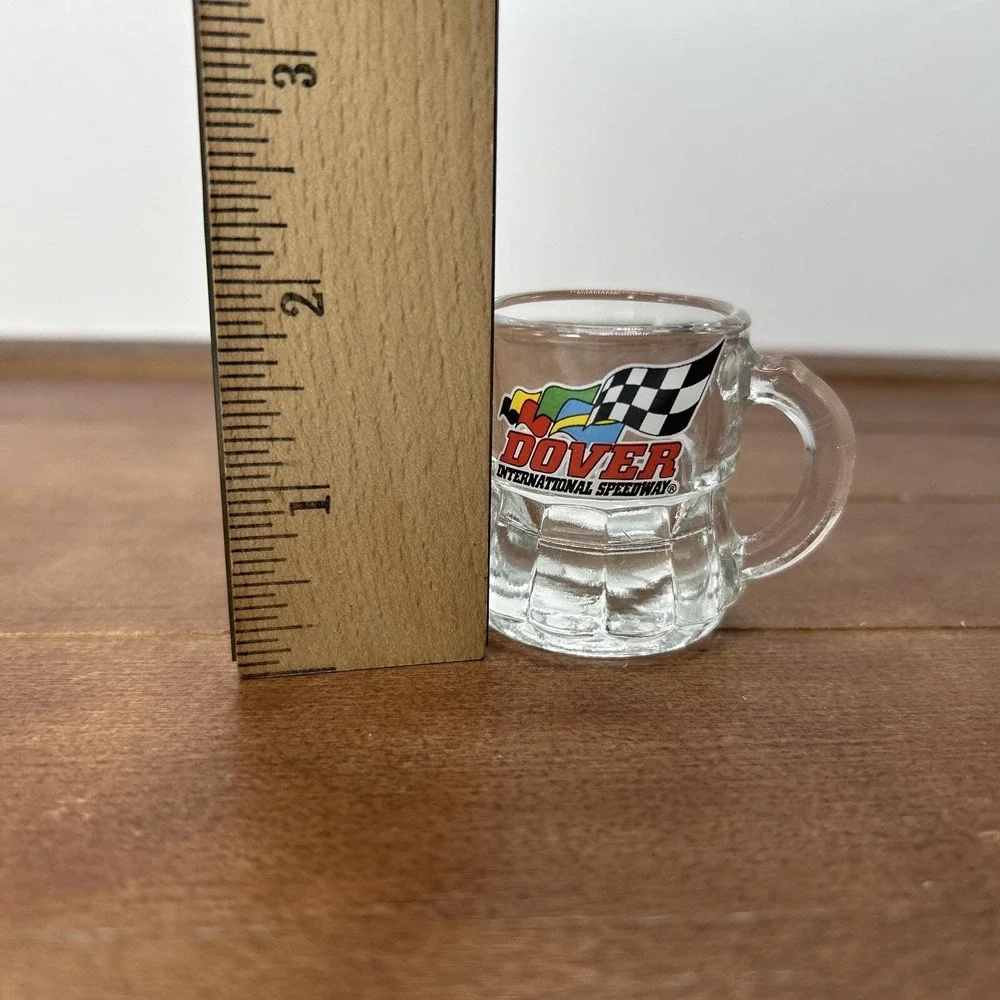 Dover International Speedway Mini Mug Shot Glass Tooth Pick‎ Holder Souvenir